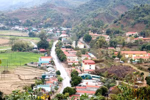 Tâm chấn động đất ở khu vực huyện Mường Chà (Điện Biên).