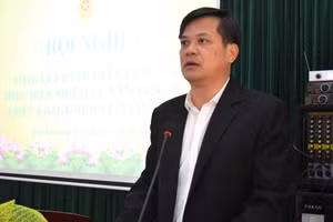 Ông Lò Văn Cương, Phó Chủ tịch UBND tỉnh Điện Biên. 