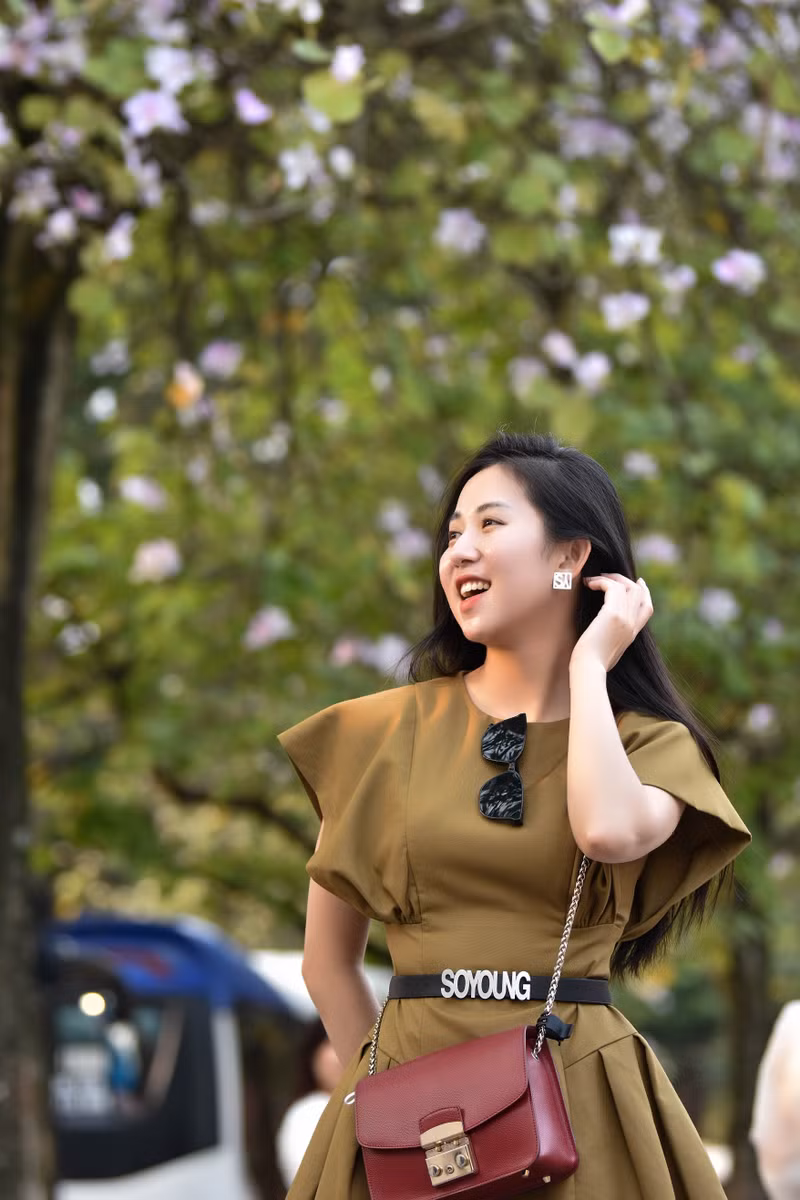 Hoa ban khoe sắc tô điểm vẻ đẹp phố phường Hà Nội