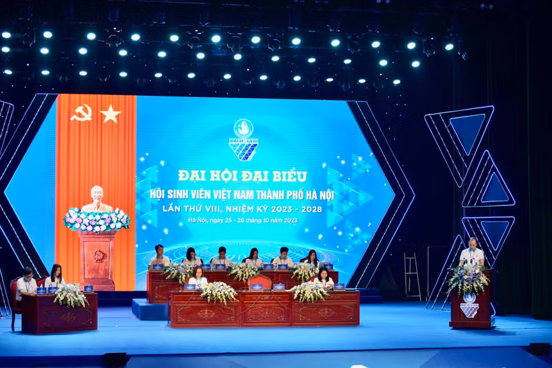 Khai mạc Đại hội Hội Sinh viên thành phố Hà Nội lần thứ VIII