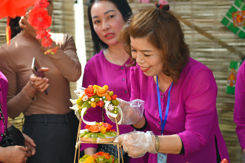 Mãn nhãn lễ hội xôi truyền thống làng Phú Thượng