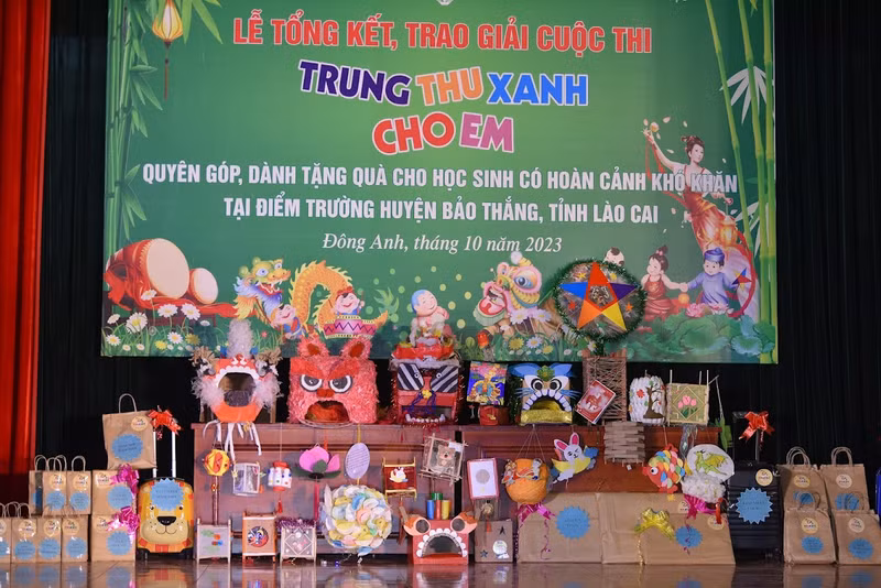 Hơn 1.000 sản phẩm Trung thu được gửi tặng cho điểm trường vùng cao