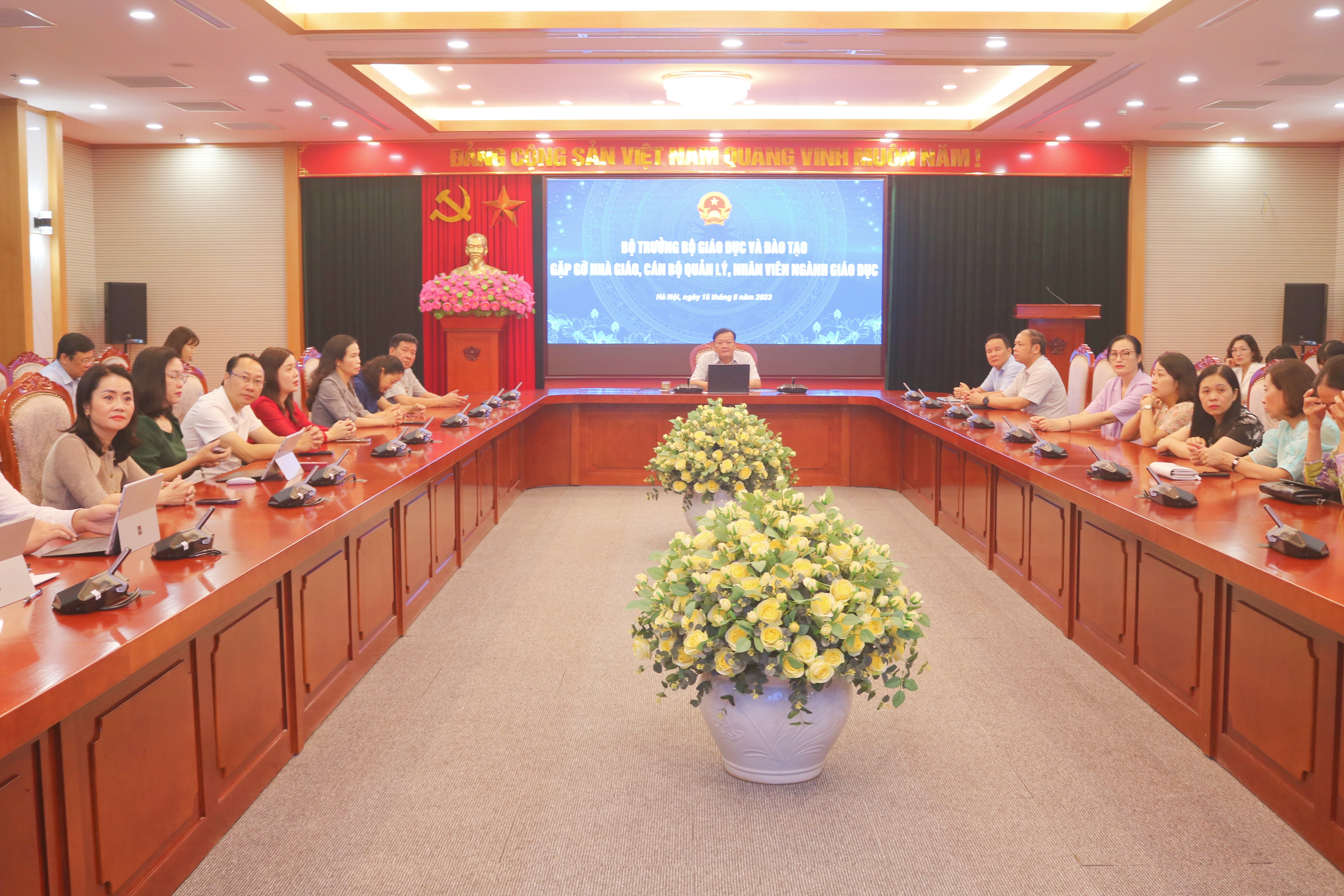 Toàn cảnh hội nghị ở Sơn La. Toàn cảnh hội nghị ở Sơn La.