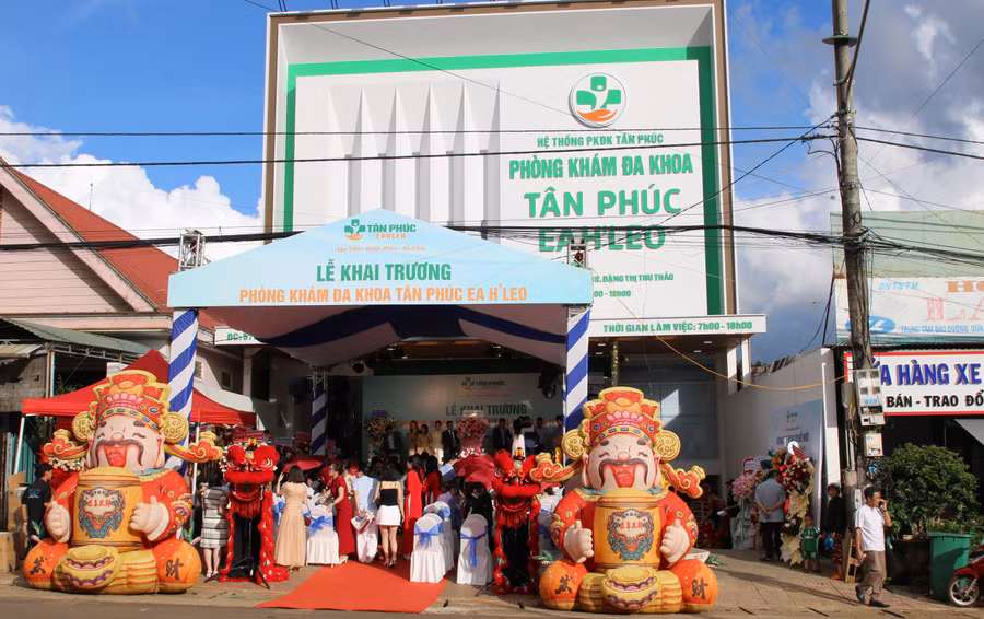 Phòng khám đa khoa Tân Phúc Ea H'leo tại xã Ea Drăng, Đắk Lắk. (Ảnh: TT)