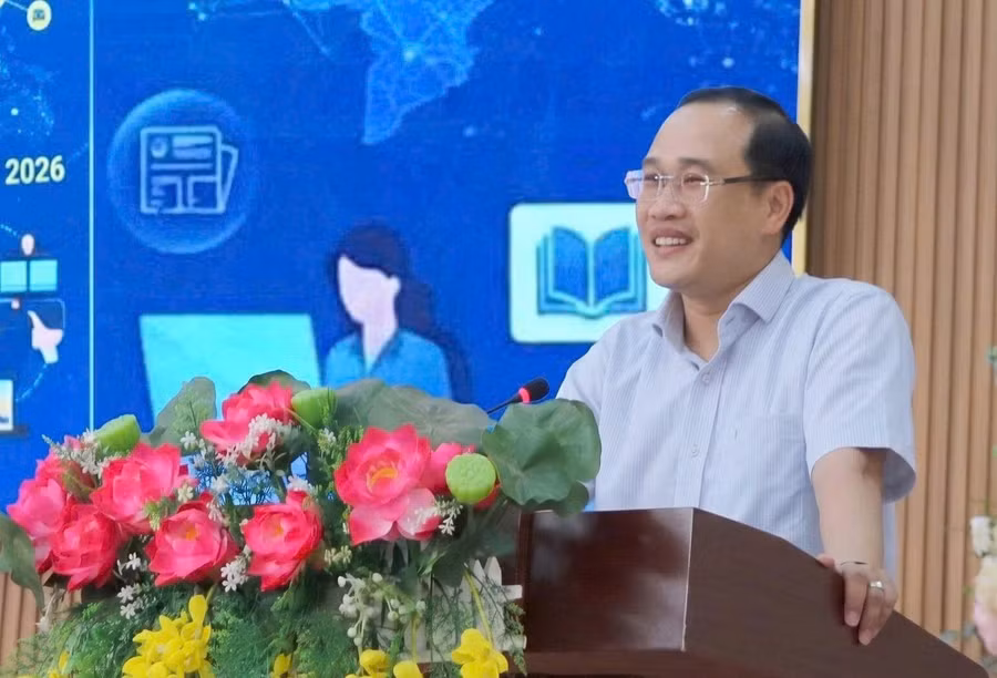 Ông Trần Đức Nhật, Chủ tịch UBND phường Tân Lập, tỉnh Đắk Lắk. (Ảnh: TT)