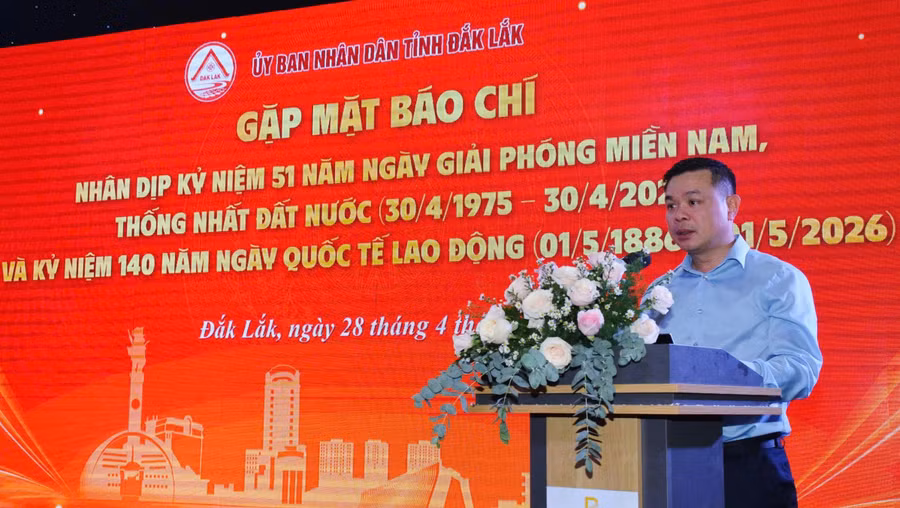 Ủy viên dự khuyết Trung ương Đảng, Phó Bí thư Tỉnh ủy, Chủ tịch UBND tỉnh Đắk Lắk Đỗ Hữu Huy. (Ảnh: TT)