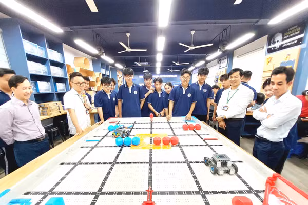 Phòng STEM tại Trường THPT Hạ Hòa, tỉnh Phú Thọ.