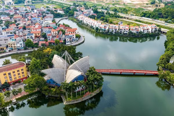 Một góc TP Vĩnh Yên, tỉnh Vĩnh Phúc cũ. Ảnh minh họa