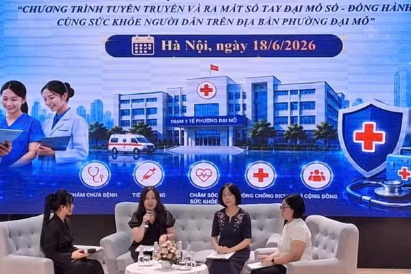 Tọa đàm giới thiệu và hướng dẫn sử dụng “Sổ tay y tế Đại Mỗ số”.