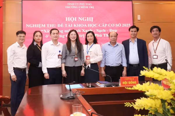 Công tác nghiên cứu khoa học được đẩy mạnh sau hợp nhất Trường Chính trị tỉnh Phú Thọ.