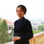 Giao lưu trực tuyến “Bồi đắp tình yêu văn hóa dân tộc trong học sinh, sinh viên” ảnh 3 Em Hoàng Thị Diễm Kiều