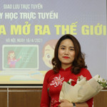 Giao lưu trực tuyến "Dạy học trực tuyến: cánh cửa mở ra thế giới" ảnh 3 Cô Nguyễn Thanh Ngọc