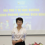 Giao lưu trực tuyến: Vai trò y tế học đường trong phòng chống dịch bệnh ảnh 3 Thạc sĩ - Bác sĩ Đặng Thị Ngọc Sen