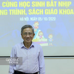 Giao lưu trực tuyến: "Cùng học sinh bắt nhịp chương trình, sách giáo khoa lớp 1” ảnh 3 GS.TS Nguyễn Minh Thuyết