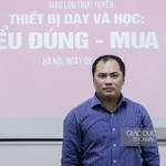 Giao lưu trực tuyến: “Thiết bị dạy học - hiểu đúng, mua đủ” ảnh 6 Ông Đỗ Hoài Phương