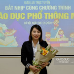 Giao lưu trực tuyến: Bắt nhịp cùng Chương trình giáo dục phổ thông mới ảnh 3 Cô giáo Chu Thị Minh Thảo