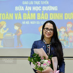 Giao lưu trực tuyến “Bữa ăn học đường: An toàn và đảm bảo dinh dưỡng” ảnh 10 Bà Lê Thị Nga
