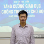 Giao lưu trực tuyến: Tăng cường giáo dục phòng chống thiên tai cho học sinh ảnh 3 TS Lê Thanh Hà