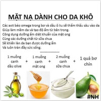 10 công thức làm mặt nạ giúp da trắng mịn từ nguyên liệu có sẵn trong bếp