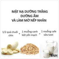 10 công thức làm mặt nạ giúp da trắng mịn từ nguyên liệu có sẵn trong bếp