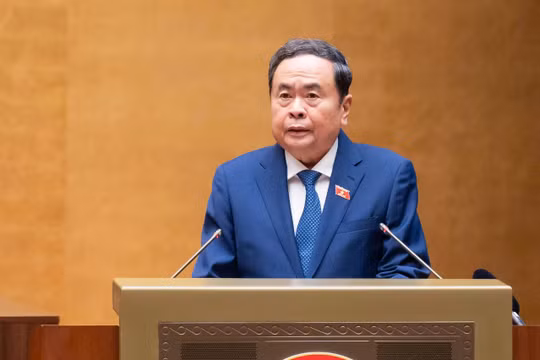 Chủ tịch Quốc hội Trần Thanh Mẫn phát biểu khai mạc Kỳ họp.