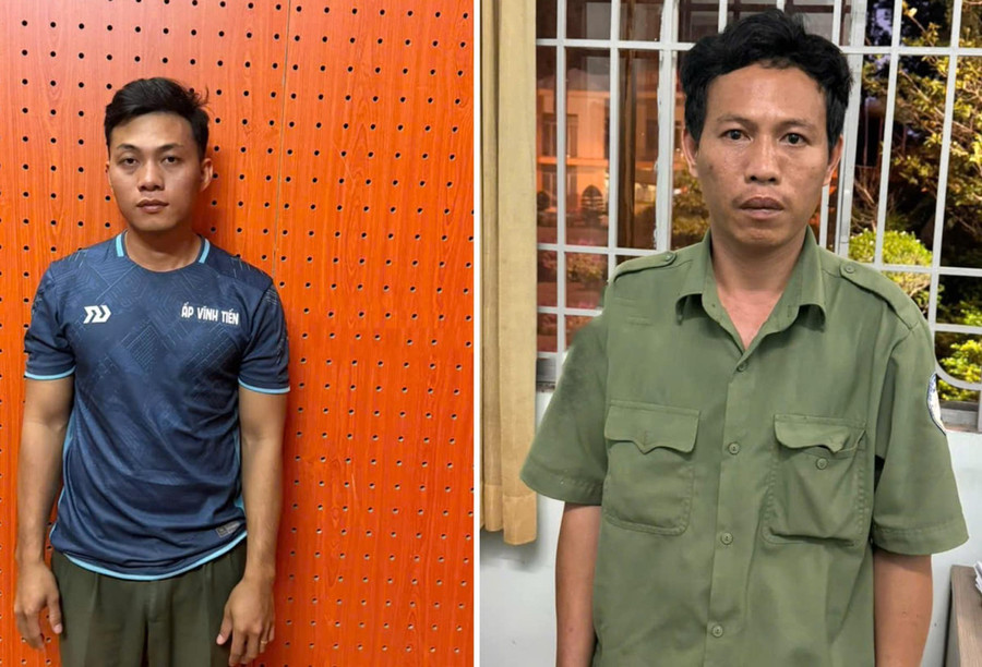 Hai người liên quan đến vụ việc. Ảnh: H.C