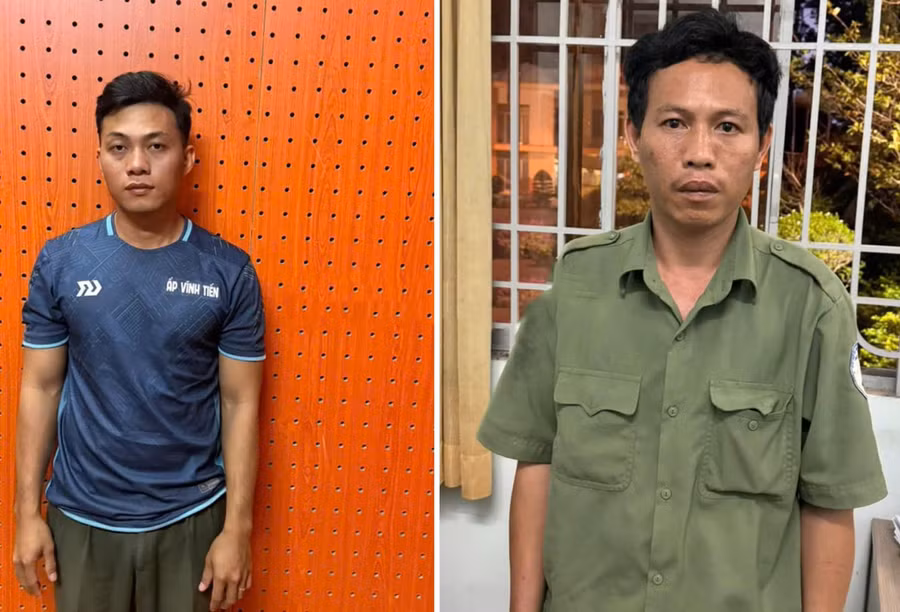 Hai người liên quan đến vụ việc. Ảnh: H.C