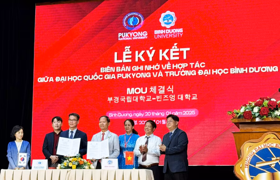 Đại học Quốc gia Pukyong hợp tác toàn diện với Trường Đại học Bình Dương.