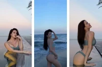 Thiều Bảo Trâm 'đốt mắt' với loạt ảnh bikini gợi cảm