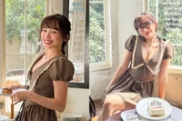 Tóc Tiên hóa thiếu nữ đôi mươi với đầm búp bê gợi cảm 