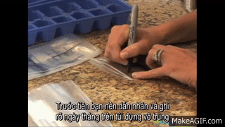 Cách trữ đông thực phẩm