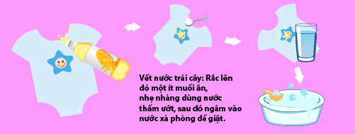 Mẹo tẩy 1001 kiểu vết bẩn trên quần áo trẻ em ảnh 4 Mẹo tẩy 1001 kiểu vết bẩn trên quần áo trẻ em - 4