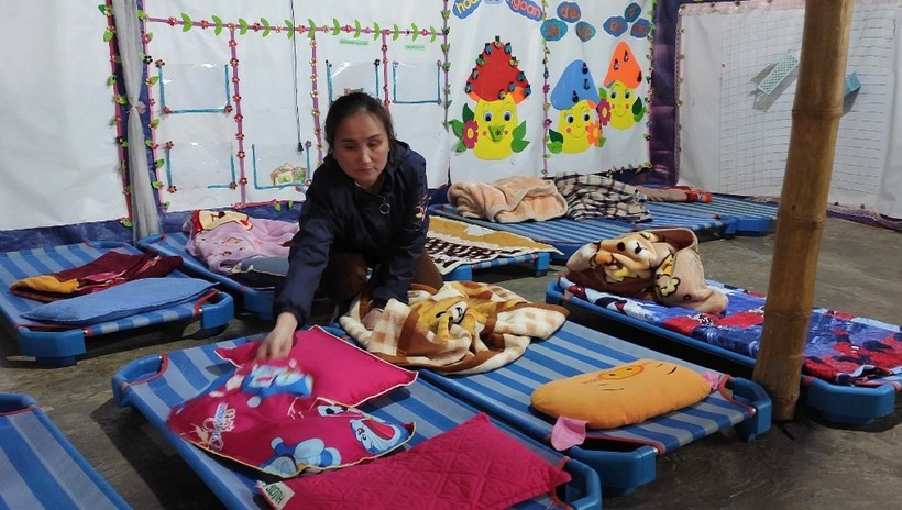 Nỗ lực ở lớp học mầm non trong gió lùa ảnh 8