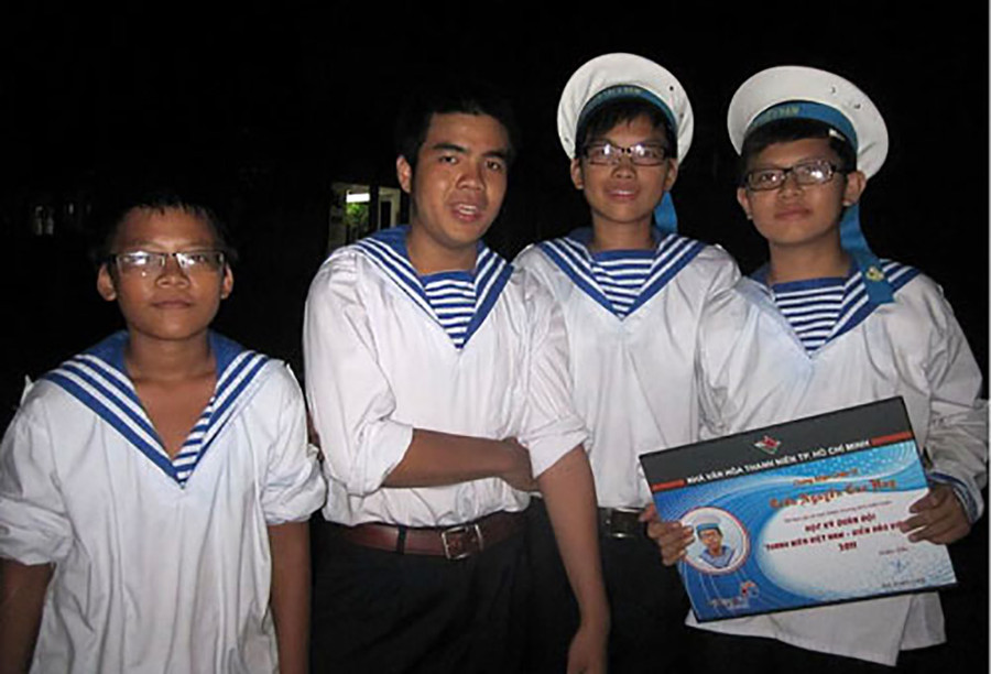 Niềm vui ngày nhận danh hiệu chiến sĩ hải quân