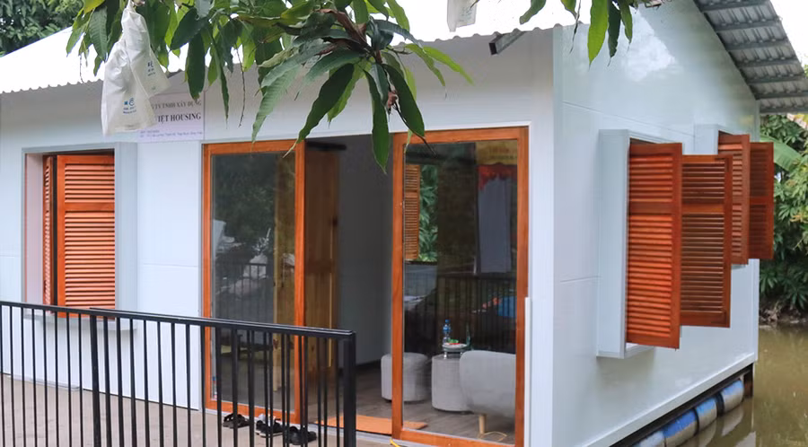 Nhà nổi “Floor Housing” của SV Nguyễn Minh Hoàng