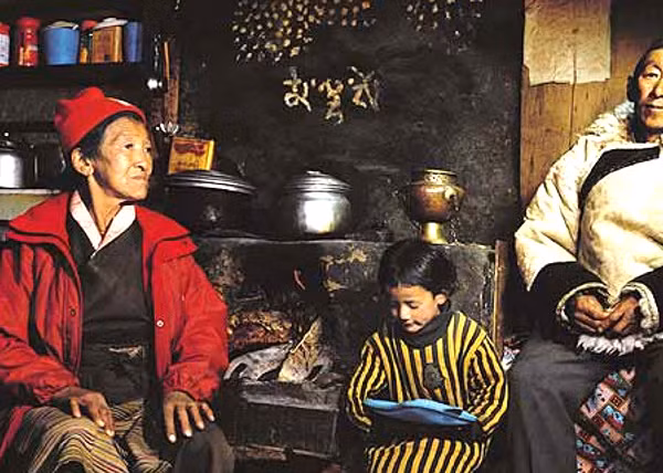 Một gia đình người Sherp