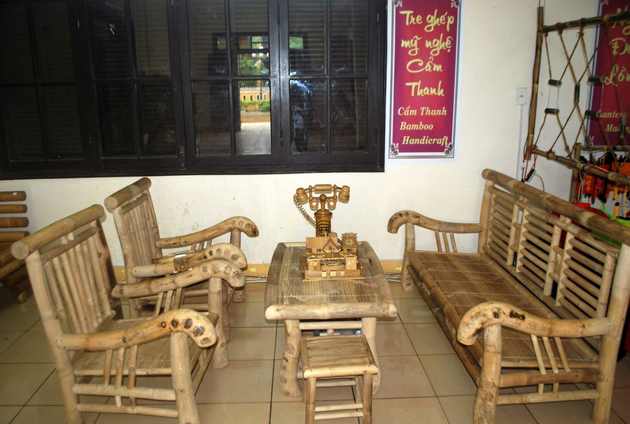 Bộ salon bằng tre