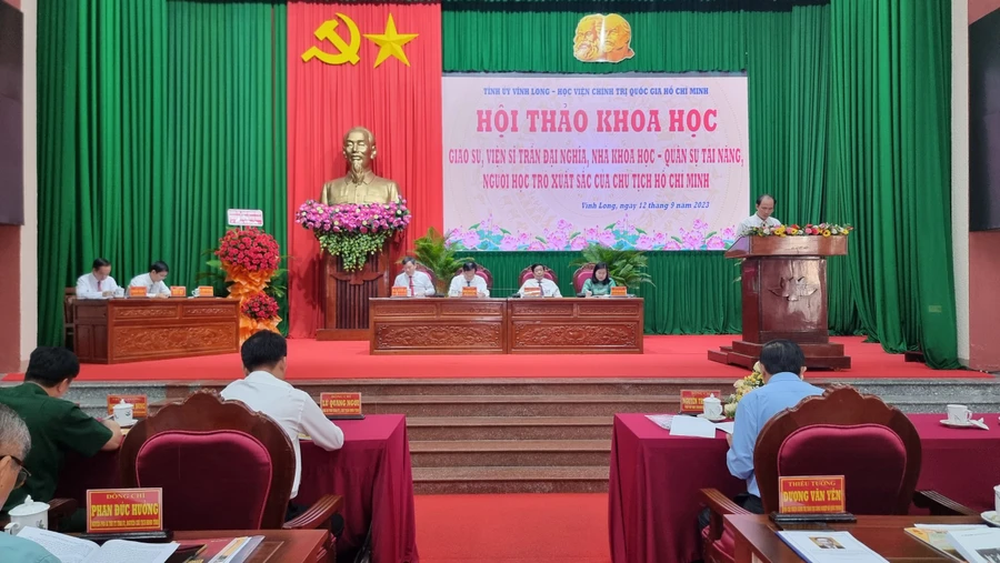 Quang cảnh hội thảo khoa học về GS, VS Trần Đại Nghĩa.