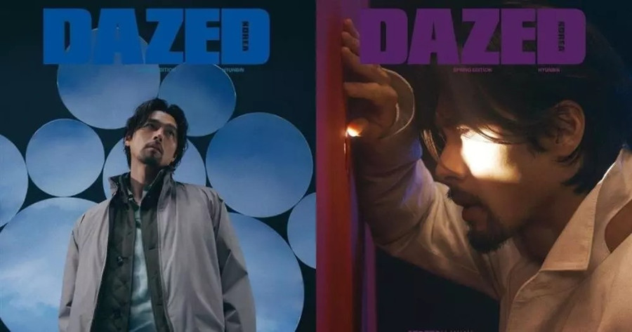 Hyun Bin khoe nét phong trần khác lạ trong bức ảnh chụp cho tạp chí DAZED.