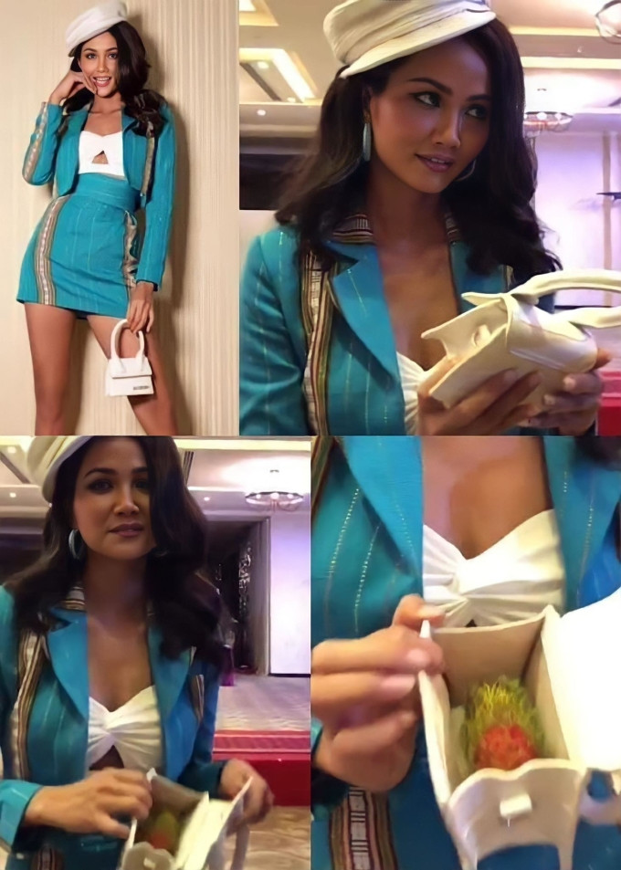 Thay vì đựng một thỏi son nhỏ xinh hay đựng thẻ ngân hàng đi mua sắm,… Hoa hậu H'Hen Niê khiến fan ngỡ ngàng khi dùng chiếc túi trị giá 12 triệu đồng chỉ để đựng... chôm chôm. Thay vì đựng một thỏi son nhỏ xinh hay đựng thẻ ngân hàng đi mua sắm,… Hoa hậu H'Hen Niê khiến fan ngỡ ngàng khi dùng chiếc túi trị giá 12 triệu đồng chỉ để đựng... chôm chôm.