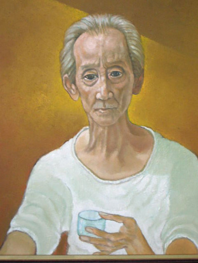 Chân dung Trang Thế Hy do họa sĩ Nguyễn Trung vẽ Chân dung Trang Thế Hy do họa sĩ Nguyễn Trung vẽ