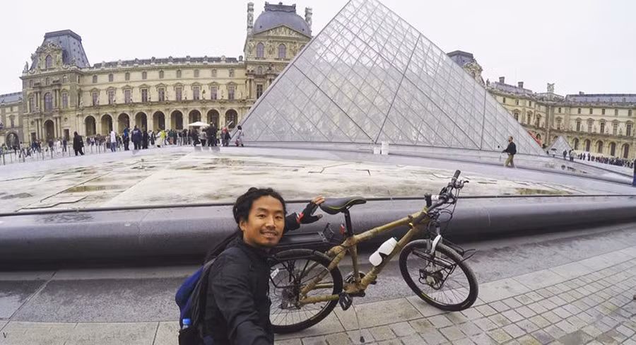 Xe đạp tre của Yakuza Solo