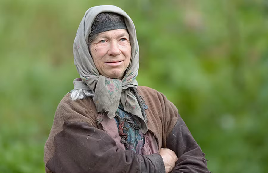 Bà Agafia, 76 tuổi, hiện vẫn sống một mình trong rừng taiga