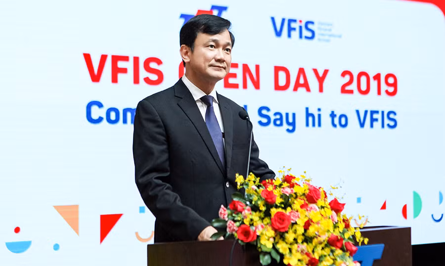 GS Lê Vinh Danh tại Ngày hội khai trường, Trường quốc tế Việt Nam - Phần Lan thuộc TDTU