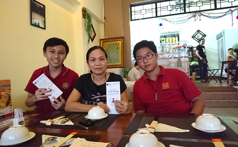 Niềm vui của các em khi thực hiện dự án