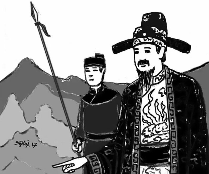 Bên cạnh tài năng thơ phú, Nguyễn Bá Lân còn được sử sách ghi chép lại là một vị tướng có tài thao lược hơn người. Tranh vẽ minh họa. Chuyện chưa kể về Lục bộ Thượng thư Nguyễn Bá Lân: Tài thao lược hơn người ảnh 3