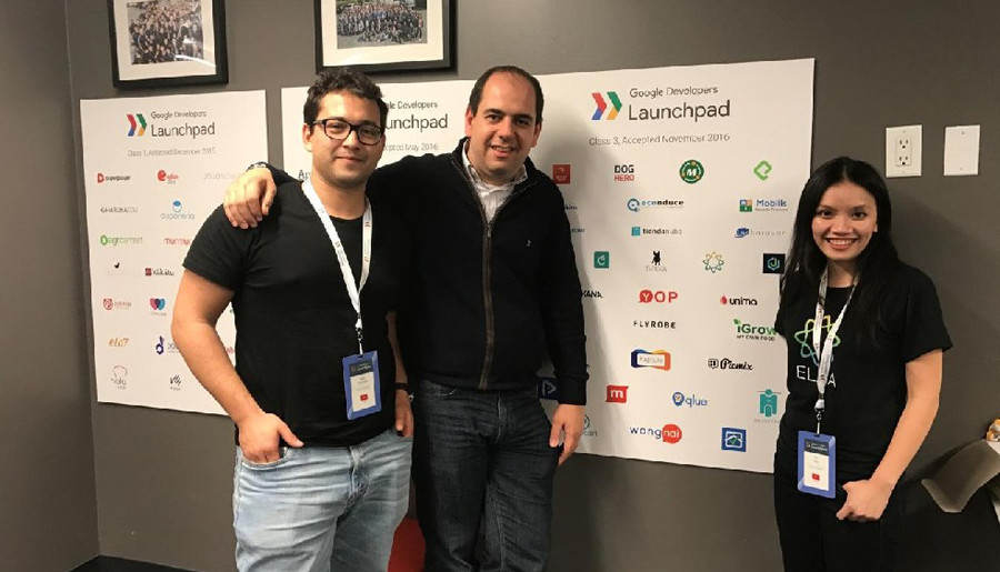 Hồng Vũ cùng các cộng sự tại sự kiện Google LaunchPad 2017 tại San Francisco (Mỹ) Hồng Vũ cùng các cộng sự tại sự kiện Google LaunchPad 2017 tại San Francisco (Mỹ)