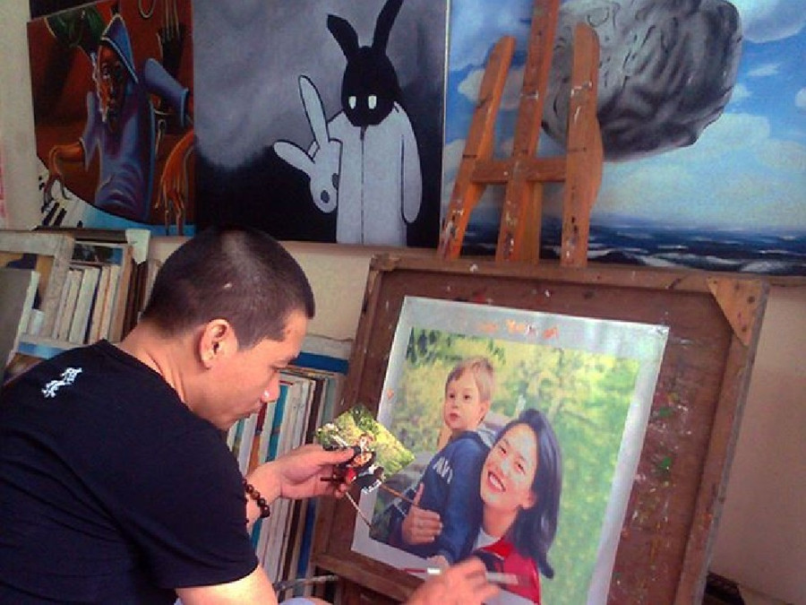 Những tay cọ chép tranh chuyên nghiệp Những tay cọ chép tranh chuyên nghiệp