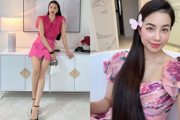 Dù đã trải qua hai lần sinh nở, Phạm Hương vẫn giữ được dáng thon và mái tóc bồng bềnh. Dù đã trải qua hai lần sinh nở, Phạm Hương vẫn giữ được dáng thon và mái tóc bồng bềnh.