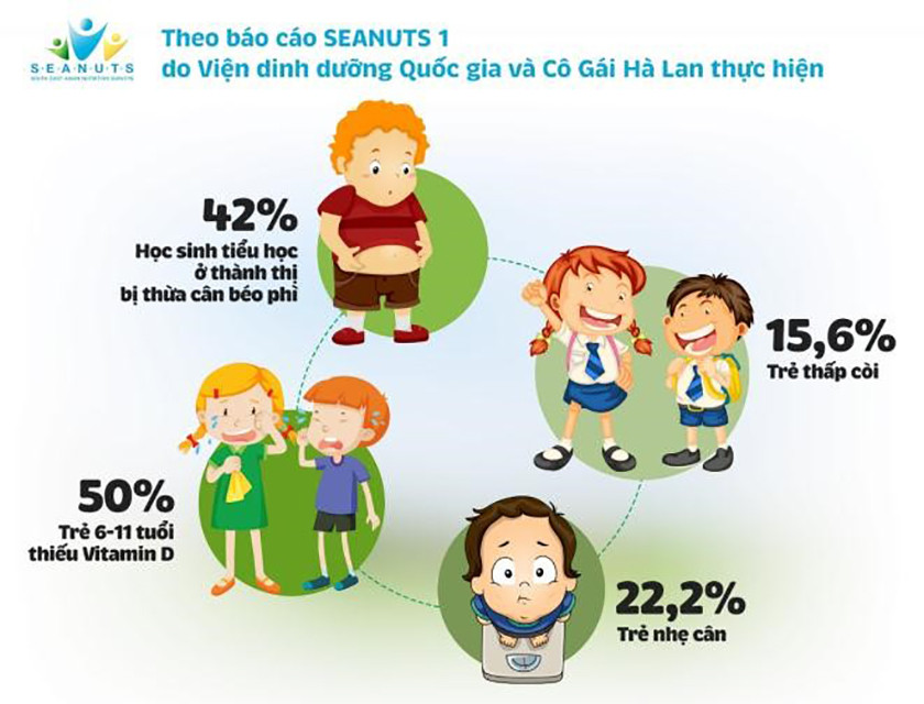 Kết quả khảo sát SEANUTS do Cô Gái Hà Lan và Viện Dinh dưỡng Quốc gia tiến hành tại Việt Nam Kết quả khảo sát SEANUTS do Cô Gái Hà Lan và Viện Dinh dưỡng Quốc gia tiến hành tại Việt Nam